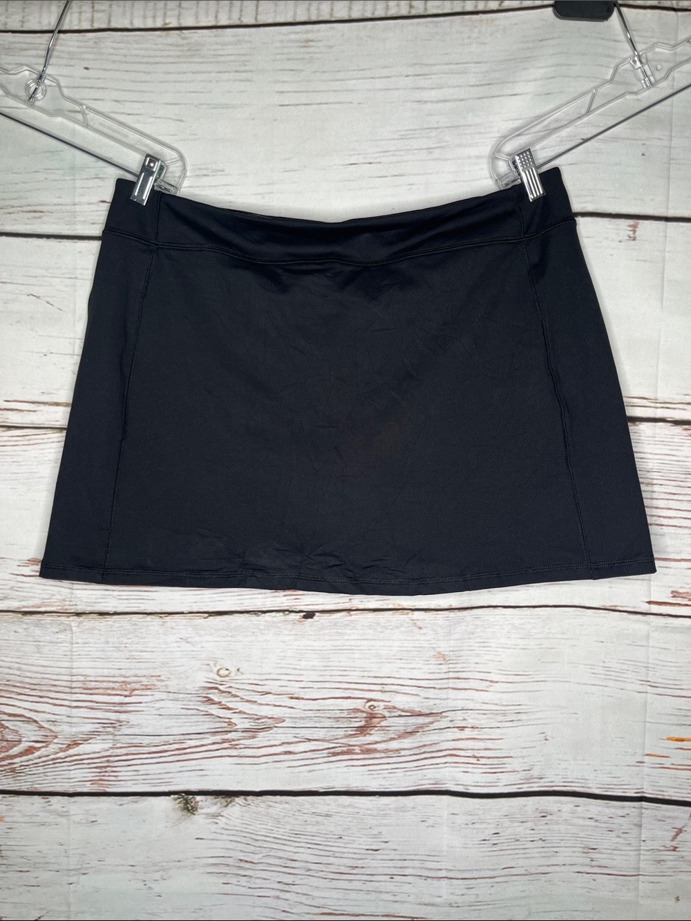 Lands’ End Size XL 18 Black Athletic Skort – Skirt w/ Shorts